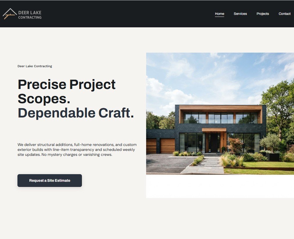project home page